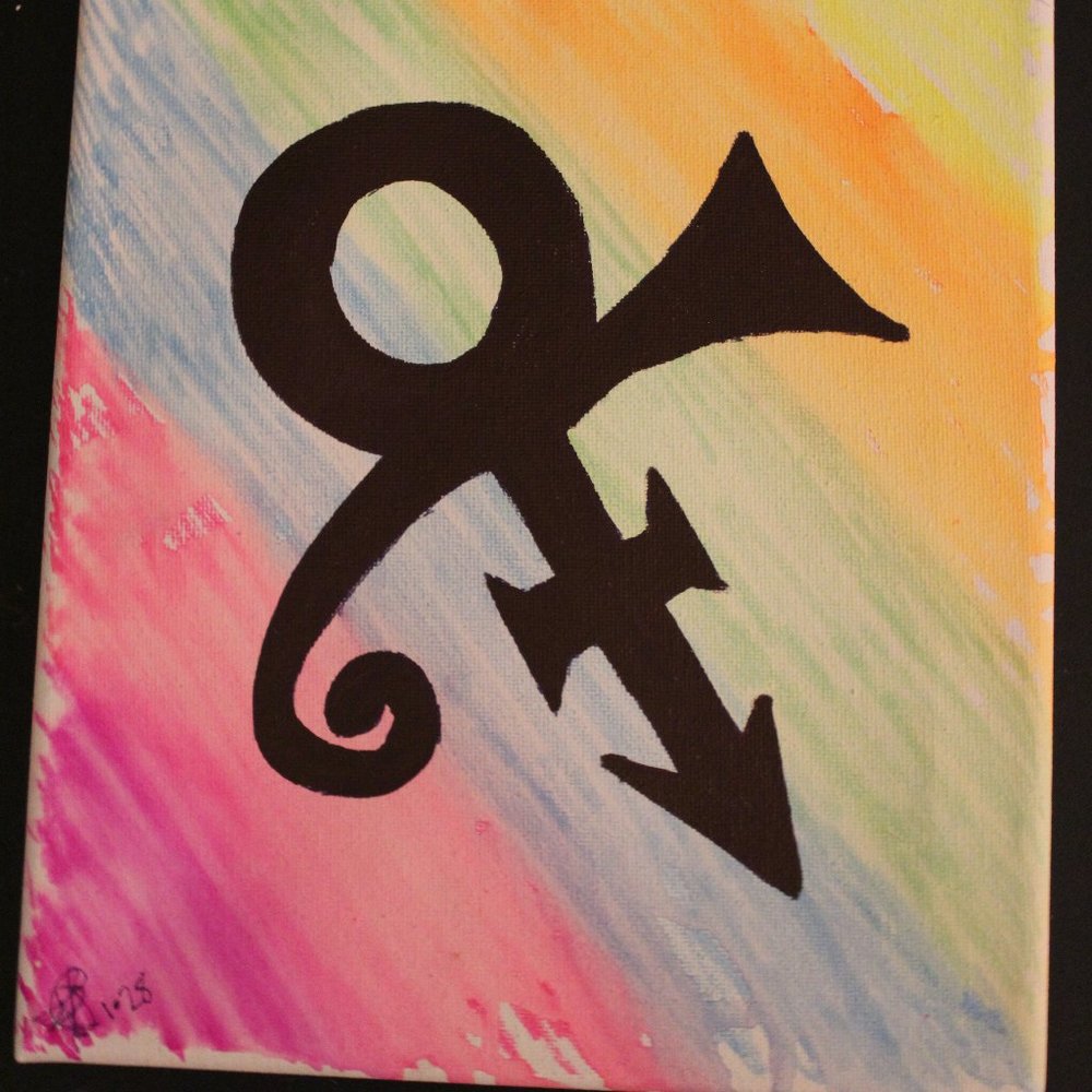 Prince Logo Canvas